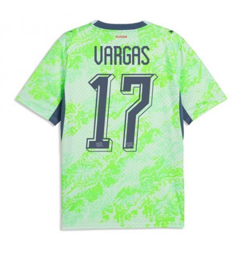 Švýcarsko Ruben Vargas #17 Venkovní Dres MS 2026 Krátký Rukáv Švýcarsko Ruben Vargas #17 Venkovní Dres MS 2026 Krátký Rukáv